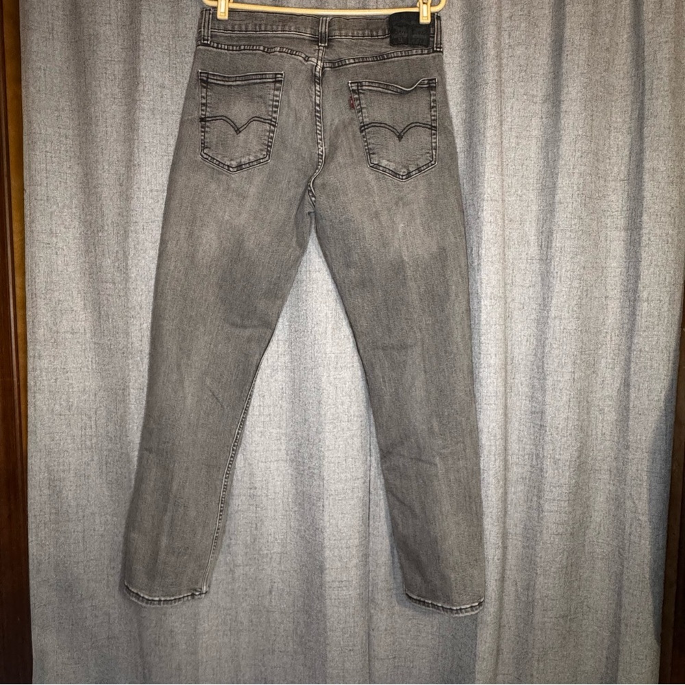 Levi’s 511 Slim Fit Gray Jeans W36 L32 Faded Wash Water<Less - Picture 5 of 7